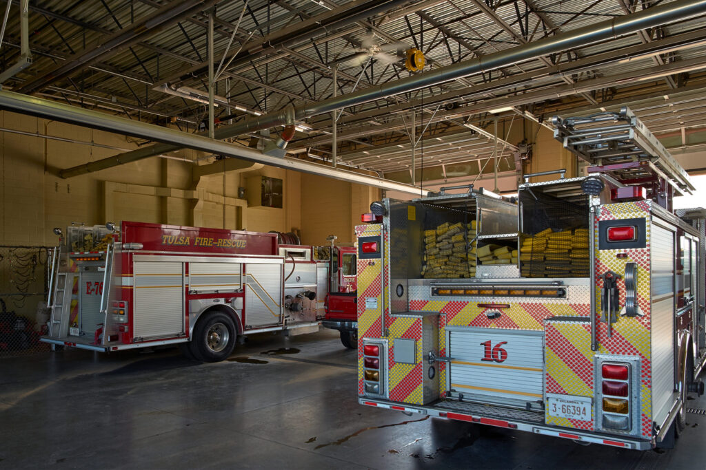 Fire Station with Infrared Heaters