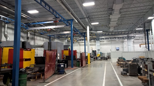 Manufacturing Facility with Infrared Heaters