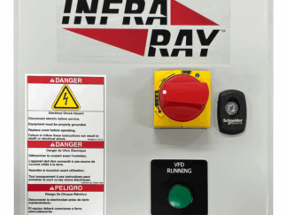 VFD DRIVE PANEL -InfraRay™- 2 hp, 460V, 3φ